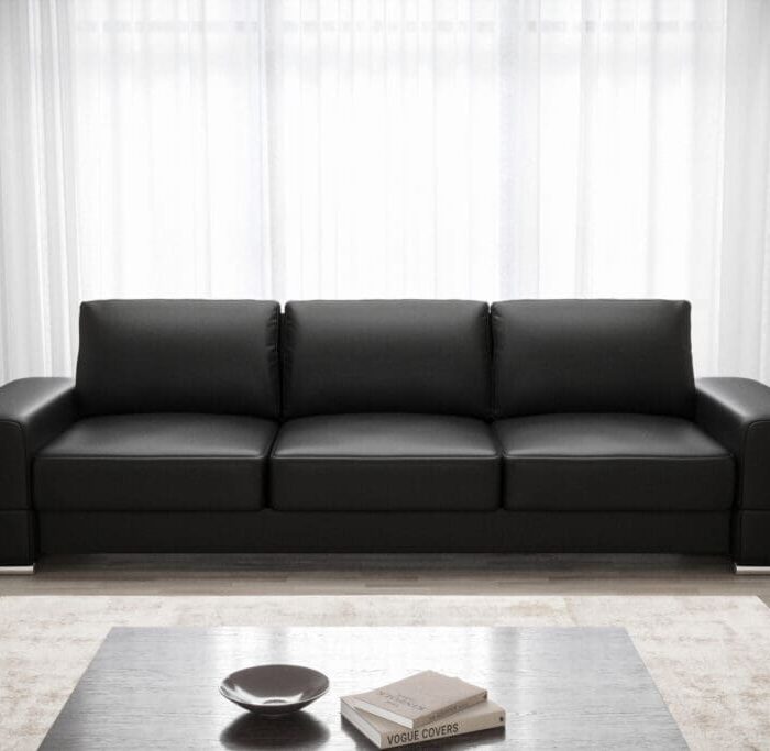 LÆDER ZARA 3-PERS. SOFA  270 CM