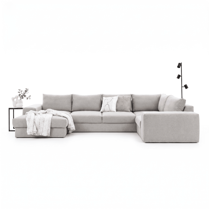 HOMMER MAX U HJØRNESOFA 365x210