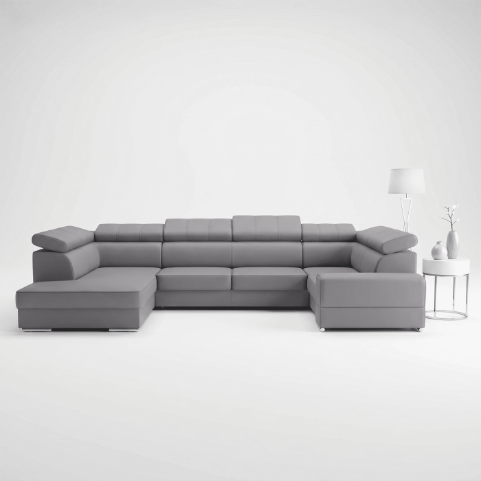 LÆDER ROYALS MAX 1 HJØRNESOFA 210x375x185