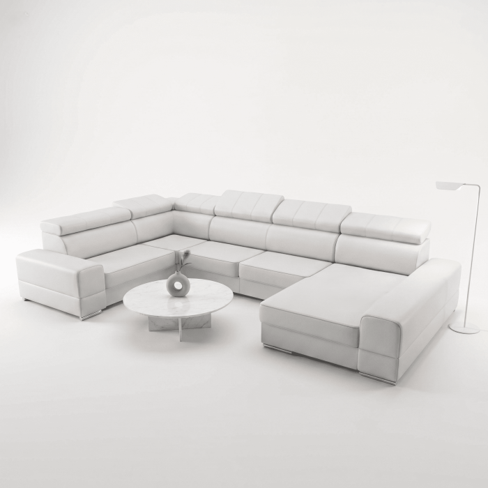 LÆDER ROYALS MAX 2 HJØRNESOFA 230x375x185
