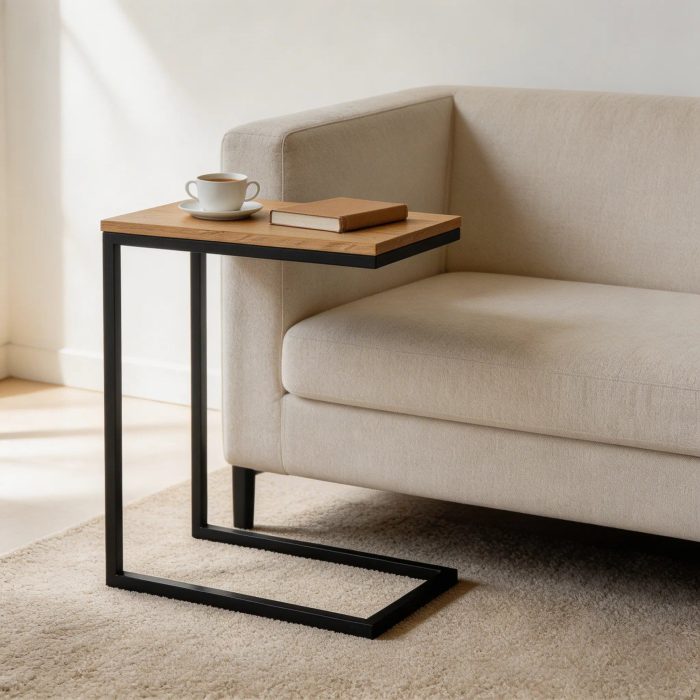 SIM L- Egetræ sidebord 60x50x30